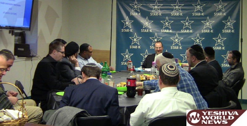 STAR-K Visit Highlighted by Rav Binyomin Friedman on Atlanta Scholars Kollel Trip