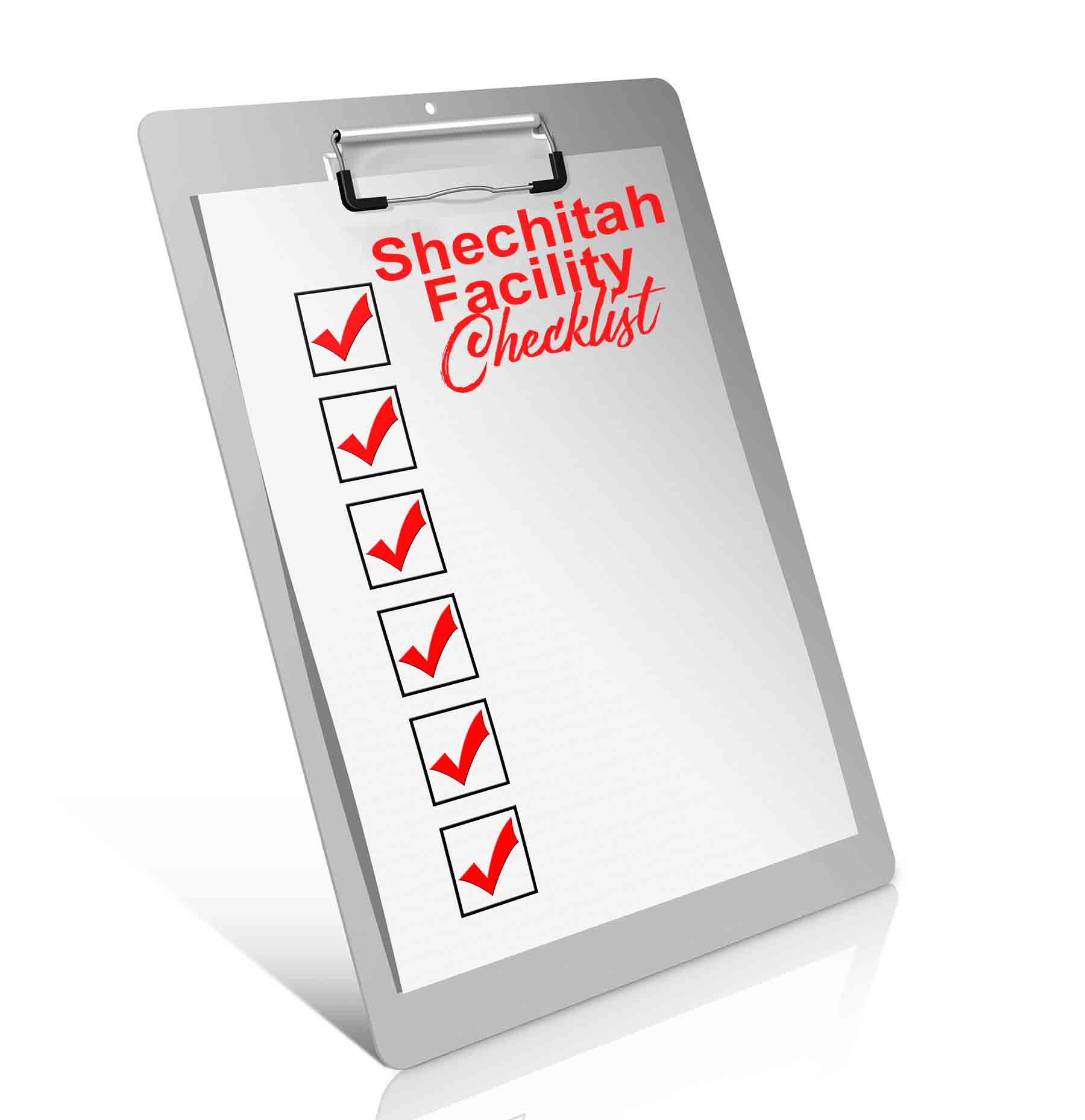 Checklist for Approving a Shechitah Facility