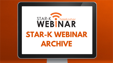 STAR-K Webinar Archive