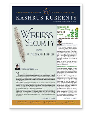 kashrus kurrents